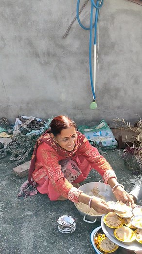 Start of lenter 🏫🏠🌼👌 #Lenter #work #process #halwa #reelsviralシfb #likefollowsharecomment | Kamlesh Bhatia