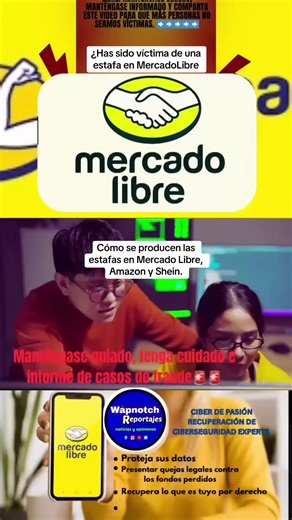 Las ofertas de inversión fraudulentas en Mercado Libre son cada vez más comunes. Si alguna vez has confiado en un enlace, mensaje u oferta sospechosa en la plataforma, este video es para ti. Estar informado es el primer paso para protegerte en internet. #estafa #ec #dinero #mercadolibre #ecuador