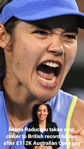 Emma Raducanu takes step closer to British record holder after £112K Australian Open pay