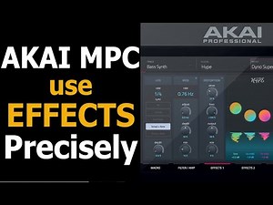 How to add effects to pads, program, or output on Akai MPC Live 2