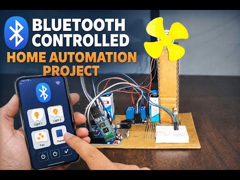 Voice Controlled Home Automation using Arduino & Bluetooth