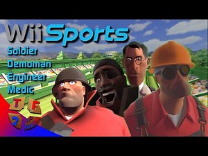 Soldier, Demoman, Engineer, & Medic Play Wii Sports