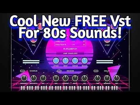 New FREE 80s Synth Plugin & Drum Machine VST Instrument by Electronik Sound Lab - RetroVerse Lite