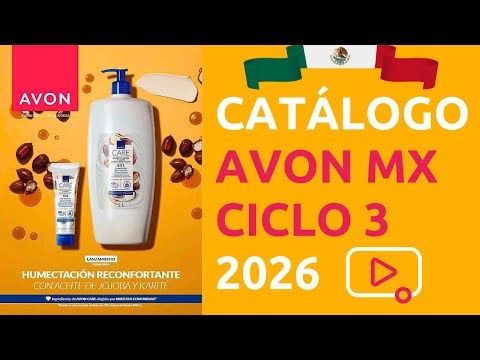 😎 CATÁLOGO AVON MÉXICO CICLO 3 2026 ✅ Completo
