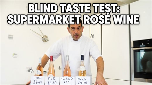 French Chef Blind Ranks Supermarket Rosé Wines