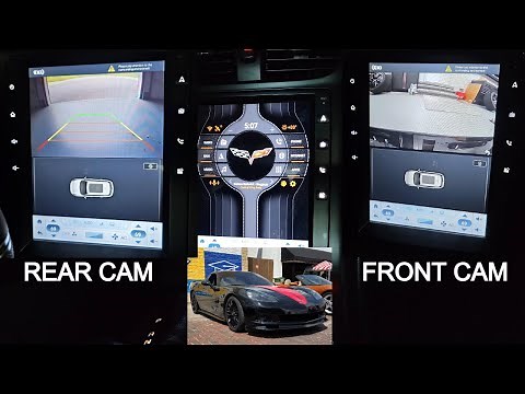 C6 Corvette Android Head Unit Front and Rear Camera installation by Elliott Motorsports