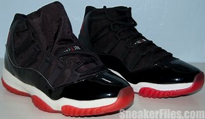 Comparison: 1995 Original vs. 2012 Retro Air Jordan 11 (XI) Bred (Black/Red)