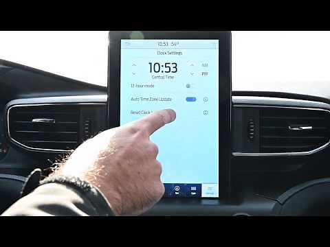 2020 Ford Explorer | How-to Change the Clock