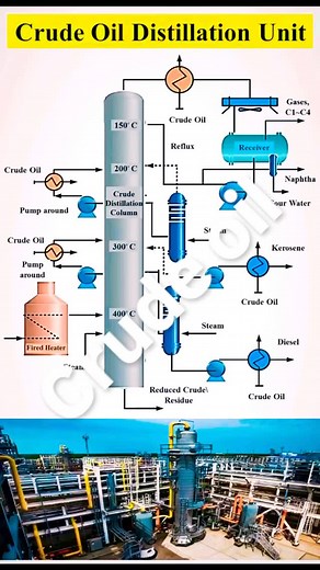 Ethanol Industry | Crund oil 🛢 Unit distillation | Instagram