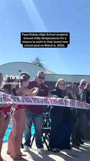 Paso Robles High School unveils long-awaited swimming pool