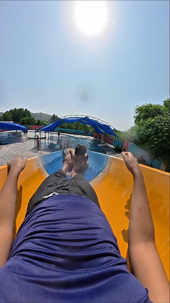 Ultimate Dice Roll Challenge! 🎲💦 Dropping On Number 1! #Waterslide #Shorts #POV #Viral