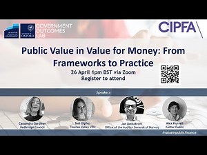 Public Value in Value for Money: From Frameworks to Practice​