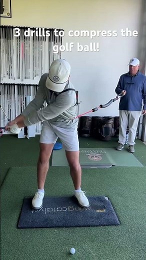 3 Drills to Help You Compress the Golf Ball #golfinstruction #golflessons #golftips