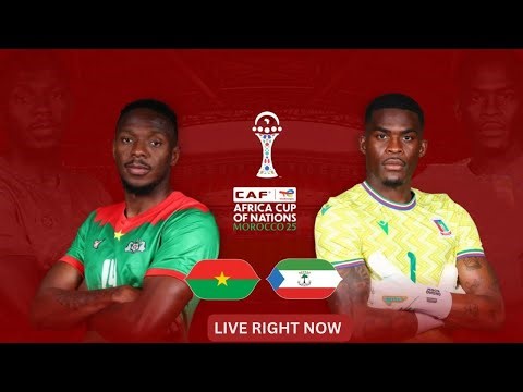 🔴LIVE | Burkino Faso vs Equatorial Guinea | CAF Africa Cup of Nations - Group Stage - Group E