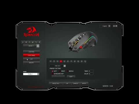 Redragon PREDATOR M612 Software Guide | Official Setup & Customization
