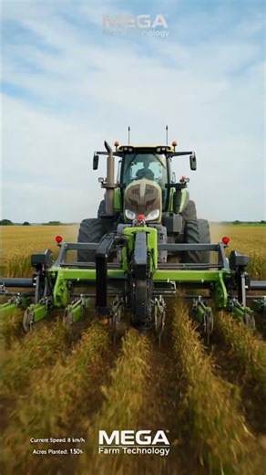 MEGA Farm Technology: Next-Level Smart Farming Machines #MegaFarming #AgriTech #SmartFarming 🚜🌾🤖