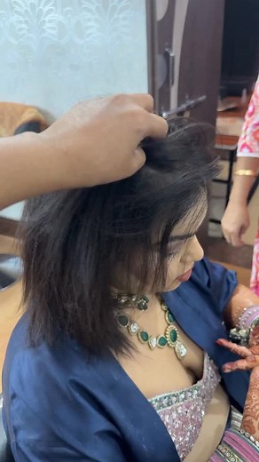 190K views · 2K reactions | For more tips and tricks and ideas , don’t forget to follow us @makeupartistrybytwinkle @hairacademy_jazzsara #trendingreels #reelsinstagram #shorthairideas #openhairstyle #engagement #bride #reelexplore #reelfeelit #hairtutorial #weddinglook #reeltrend #hairgoals #reelinsta #reelvideo #hairtutorial | Jazz & sara hair academy | Facebook