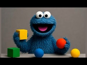 Learn shapes with Cookie Monster | Learn how to make cookies 🍪 with Cookie Monster