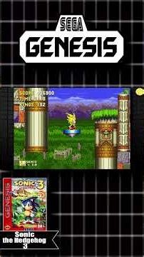 Sonic the Hedghog 3 de Sega Genesis #shorts #retrogaming #retro #games #sega #sonic