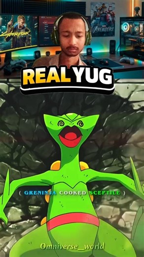 Greninja vs Sceptile: The G.O.A.T Battle! 🔥🐸 #RealYug #Pokemon #Shorts