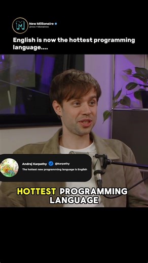 English is the new programing language. #podcast #shorts