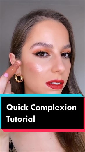 Quick foundation tutorial #learnontiktok #glowyskin #makeuptutorial #makeup