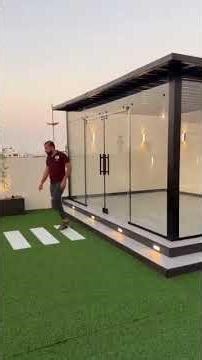 ALUMINIUM GLASS OPENABLE PARTITION DOOR#black#clearglass#interiordesign#slim#profile#viral#shorts#fy