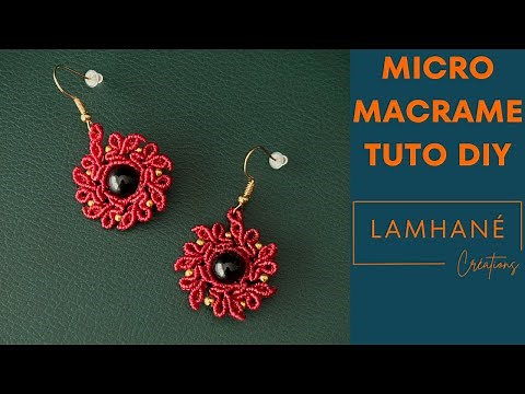 Tuto Micro-Macramé DIY : Boucles d'Oreilles "Lorine"