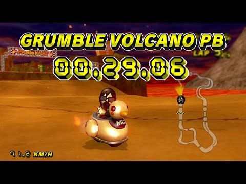 [MKW PB] Grumble Volcano (Glitch) - 00.29.06