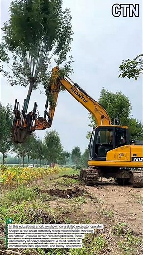 Amazing Tree Transplanter Machine in Action!