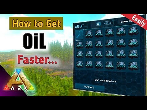 How to Get Oil Faster and Easily - ARK: Survival Evolved Mobile | ‪@HowToPlayARK‬