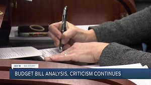 Kentucky budget bill analysis, criticism continues
