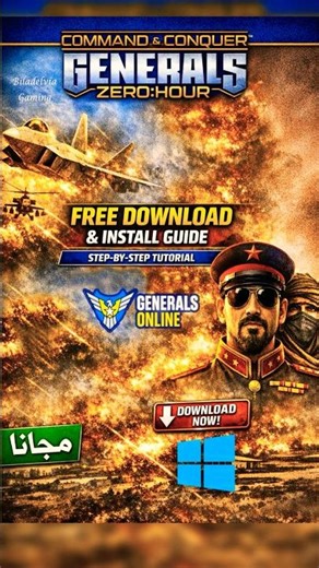 How to Install & Play Generals Zero Hour 2026 Tutorial #shorts