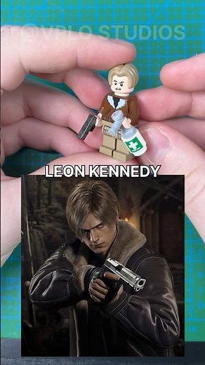 Resident Evil in LEGO Leon Kennedy and Clair Redfield #lego #residentevil #leonkennedy #gaming
