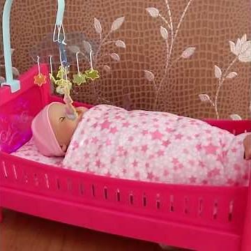 Baby Born Doll Bed with Music Unboxing & Bedtime Routine! Pretend Play #Shorts