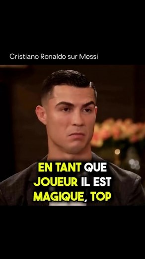 1.2K reactions · 42 shares | Cristiano Ronaldo parle un peu sur Leonel Messi. Des mots forts ❤️懶 #cristianoronaldo #messi #amour❤️ #amor❤ | Beboo Ismé | Facebook