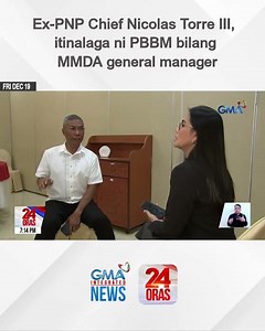 Ex-PNP Chief Nicolas Torre III, itinalaga ni PBBM bilang MMDA general manager | 24 Oras