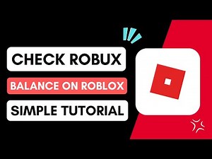 ✅ How To Check Robux Balance On Roblox
