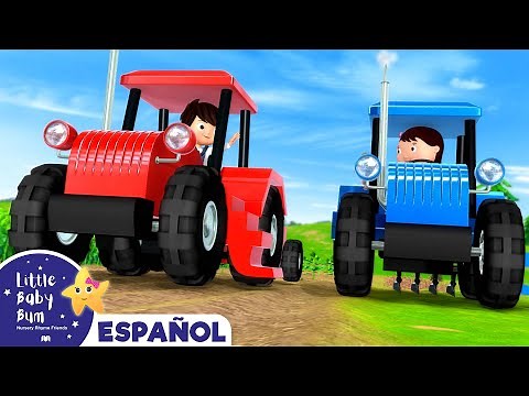 Canción de los tractores | Canciones Infantiles | Dibujos Animados | Little Baby Bum en Español