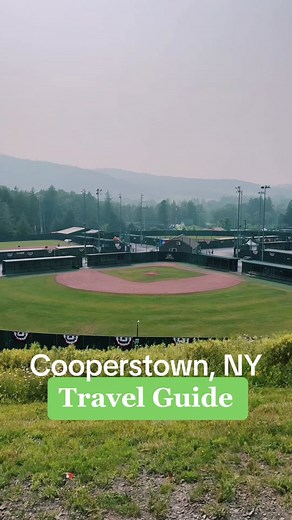 ⚾️COOPERSTOWN, NY TRAVEL GUIDE⚾️ Yes, most people go to Cooperstown for baseball but it’s also a great place to visit due to the rich history, beautiful scenery, and great eateries. I’m sharing all my recommendations in case you’re headed that way in the future. If you’re playing at All Star Village you’ll want to stay in Oneonta, NY, as it’s the closest to the fields. Where to eat near All Star Village: ⚾️Yellow deli - cutest deli and incredible food ⚾️Latte lounge - breakfast or lunch ⚾️Toscan