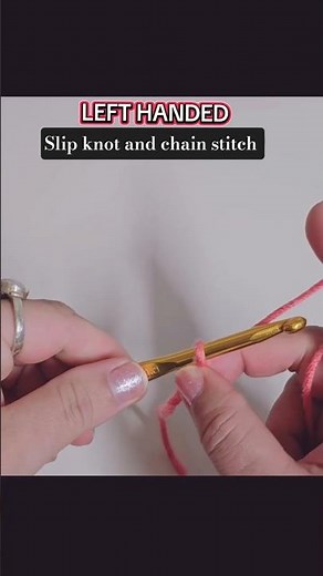 LEFT Handed Crochet Made Easy for Beginners✨️#crochet #lefthandedcrochet #howto @Aviyacrochet
