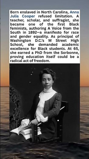 She's the Mother of Black Feminsm, Anna Julia Cooper