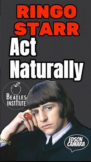 Ringo Starr Act Naturally Beatles Live 1965