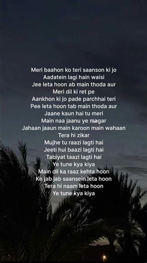 TRY WITH YOUR OWN VOICE YE TUNE KYA KIYA SONG LYRICS #ownvoice #song #lyrics #songlyrics #fyp#bgm