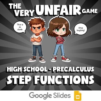 Step Functions VERY UNFAIR GAME - No Prep PreCalculus Math Review Activity