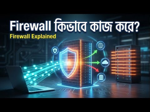 Firewall কিভাবে কাজ করে? | Network Security Explained