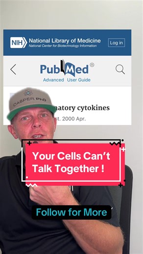 Cytokines are signals, not bad guys. The problem is NAD -depleted cells can’t process signals efficiently so they keep broadcasting #cytokines #NADplus #inflammation #immunesignaling #chronicinflammation