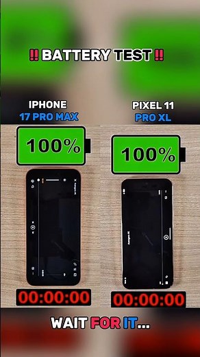 iPhone 17 Pro Max vs Google Pixel 11 Pro XL — ULTIMATE BATTERY & SPEED TEST! 🔋⚡