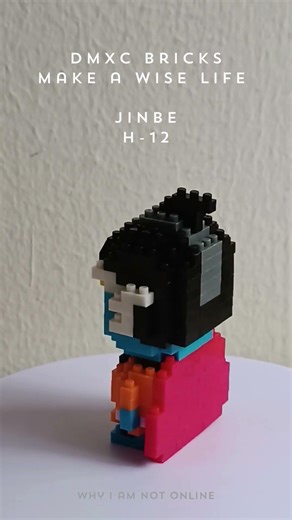 Jinbe H-12 One Piece Building Blocks 🌊 | 207 Pieces DMXC Bricks Make a Wise Life | 360 Spin 3.0