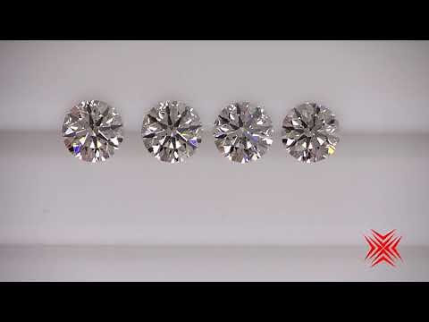 four diamonds, H, I and G colors